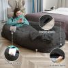 Oversized Faux Fur Cuddle Bed for You and Your Pup