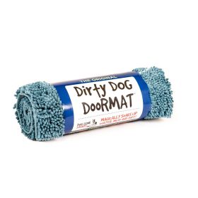 Dirty Dog Door Mat in Brown (Color / Size: Pacific Blue / Medium)