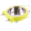 Overturn-Proof Stainless Steel Hanging Bowl