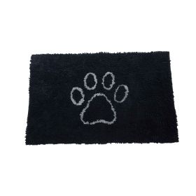 Dirty Dog Door Mat in Brown (Color / Size: Black Hue / Medium)