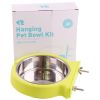 Overturn-Proof Stainless Steel Hanging Bowl