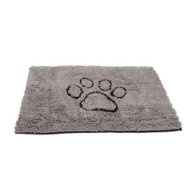 Dirty Dog Door Mat in Brown (Color / Size: Grey / Medium)