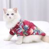 Tropical Print Summer Shirt for Small Dogs