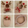 Coffee Plush Hooded Winter Coat