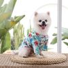 Tropical Print Summer Shirt for Small Dogs
