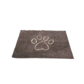 Dirty Dog Door Mat in Mocha Brown (Color / Size: Misty Grey / Small)