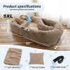 Oversized Faux Fur Cuddle Bed for You and Your Pup