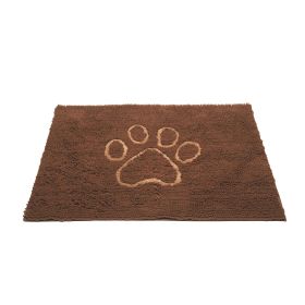 Dirty Dog Door Mat in Mocha Brown (Color / Size: Mocha Brown / Large)