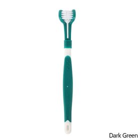 Three-Head Multi-Angle Dog Toothbrush (Color: B03)