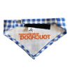 Plaid Print Velcro Bandana