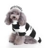 Striped Inmate Costume Uniform, 2-Piece Set