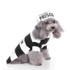 Striped Inmate Costume Uniform, 2-Piece Set