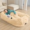 Oversized Faux Fur Cuddle Bed for You and Your Pup