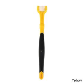 Three-Head Multi-Angle Dog Toothbrush (Color: B05)