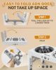 Adjustable Elevated Dog Bowl Set with Non-Slip Mat