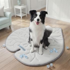 Breathable Cooling Mat for Dogs (Color: Grey)