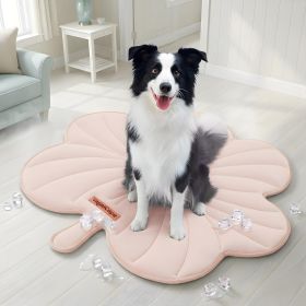 X-Large Washable Cooling Mat for Dogs (Color: Pink)