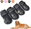 Reflective Waterproof Dog Boots, Set of 4