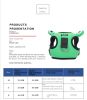Frog Mesh Harness & Leash Set for Small Dogs