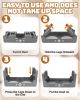 Adjustable Elevated Dog Bowl Set with Non-Slip Mat