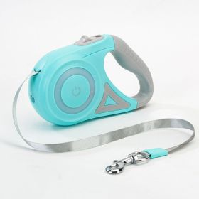 Retractable LED Leash for Nighttime Adventures (Color / Size: Green / 5M)