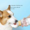 Portable Water Bottle with Feeding Cup for Walks