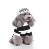 Striped Inmate Costume Uniform, 2-Piece Set