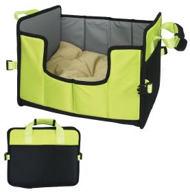 Travel-Nest Folding Travel Dog Bed (Color / Size: Green / Large)