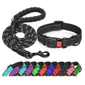 No-Pull Adjustable Walking Harness (Color / Size: Black / L)