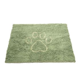 Dirty Dog Door Mat in Brown (Color / Size: Sage Hue / Medium)