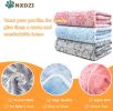Cozy Paw-Print Fleece Blankets, Set of 3