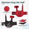 High-Flotation Dog Life Jacket with Rescue Handle