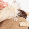 Faux-Fur Collar Harness & Leash Set