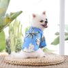 Tropical Print Summer Shirt for Small Dogs