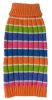 Rainbow Cable Knit Turtleneck Sweater