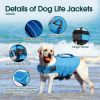 High-Flotation Dog Life Jacket with Rescue Handle
