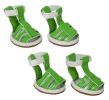 Buckle-Supportive Waterproof Dog Sandals, Set of 4