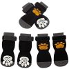 Anti-Slip Traction Dog Socks with Reflective Straps