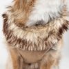 Faux-Fur Collar Harness & Leash Set
