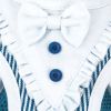 Candy Stripe Bowtie Harness & Leash Set
