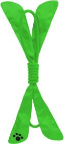 Eco-Friendly Rope Squeaker Toy – Dental Health (Option: Green)