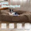 Oversized Faux Fur Cuddle Bed for You and Your Pup