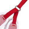 Candy Stripe Bowtie Harness & Leash Set