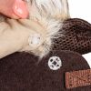 Faux-Fur Collar Harness & Leash Set
