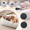 Oversized Faux Fur Cuddle Bed for You and Your Pup