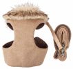 Faux-Fur Collar Harness & Leash Set