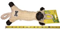 Eco-Friendly Jute Pig Toy – Sustainable Squeaky Plush