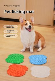 Suction Lick Mat for Slow Feeding (Color: Blue)