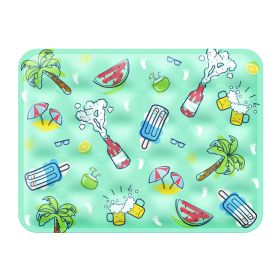 Self-Cooling Ice Mat (size: 3Xl-Green)
