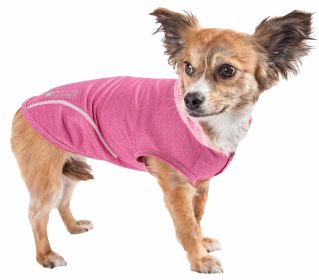 4-Way Stretch Sleeveless Performance Hoodie for Dogs (Color / Size: Pink / X-Large)